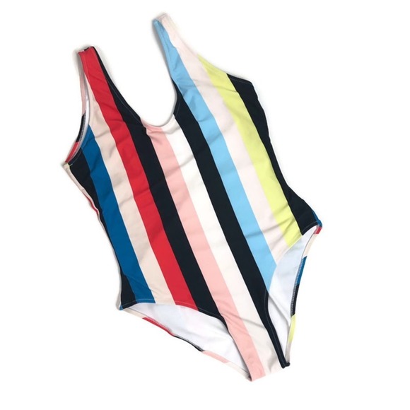 Cupshe Other - Cupshe Colorful Stripe One Piece Swimsuit Small